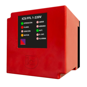 Controladores ICSi FFL1, producto alternativo que reemplaza al equipo Siemens LFL 1.322, utilizando la base original, pudiendo intercambiar sin recablear. Elaborado con microprocesadores, reduciendo el desgaste y la posibilidad de bloqueos y cuenta con pantalla con indicadores luminosos para saber en que parte del proceso se encuentra y donde se pueda generar la falla.